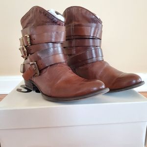 Schutz belted booties